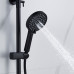 Душевая система Shevanik S4726H, черный
