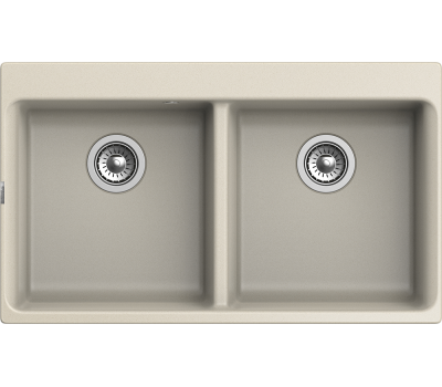 Мойка Rivelato AXEL 90-2D  2-чаши 870*520мм X-90-2D beige scuro 