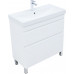 Тумба с раковиной Aquanet Слим 80 напольная 2 ящ. цв.белый сатин 00348182 Тумба с раковиной Aquanet Слим 80 напольная 2 ящ. цв.белый сатин 00348182