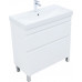 Тумба с раковиной Aquanet Слим 80 напольная 2 ящ. цв.белый сатин 00348182 Тумба с раковиной Aquanet Слим 80 напольная 2 ящ. цв.белый сатин 00348182