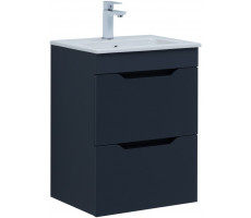 Тумба с раковиной Aquanet Практика 50 2 ящ. цв.маренго 00332511 Тумба с раковиной Aquanet Практика 50 2 ящ. цв.маренго 00332511