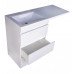 Тумба напольная Style Line Даллас 130, 3 ящ., Люкс белая, PLUS СС-00000558 Тумба напольная Style Line Даллас 130, 3 ящ., Люкс белая, PLUS СС-00000558