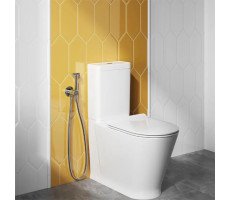 Унитаз напольный безободковый Kerama Marazzi Plaza Modern PLMR.wc.01 Белый Унитаз напольный безободковый Kerama Marazzi Plaza Modern PLMR.wc.01 Белый