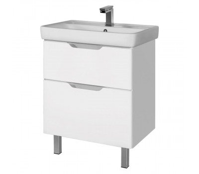 Тумба под раковину подвесная/напольная Dreja Q Plus 60 см, белый