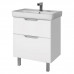 Тумба под раковину подвесная/напольная Dreja Q Plus 60 см, белый