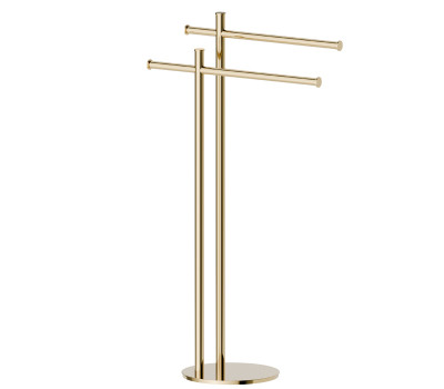 Держатель для полотенец отдельностоящий Newform Accessori tondi 67270.61.020 Золото 