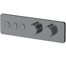 Смеситель для душа Allen Brau Liberty 5.33003-MG (с внутренней частью, 3 выхода) графит браш Смеситель для душа Allen Brau Liberty 5.33003-MG (с внутренней частью, 3 выхода) графит браш