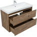 Тумба с раковиной Aquanet Милан (Flash) 100 цв. дуб рустикальный 00340331 Тумба с раковиной Aquanet Милан (Flash) 100 цв. дуб рустикальный 00340331