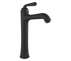Смеситель для раковины высокий Rose R02H R0211H, черный