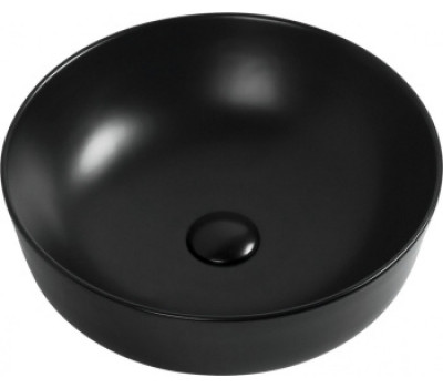 Раковина накладная Aquanet Moon-1-MB 41,5 черный 