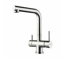 Смеситель для кухни OMOIKIRI Takamatsu-S, цвет-сталь нержавеющая 4994346 