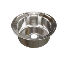 Мойка из нержавеющей стали MIXLINE ML 51x51 528184 хром 
