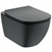 Крышка-сиденье для унитаза Ideal Standard Silk Black Tesi T3527V3 Черный матовый