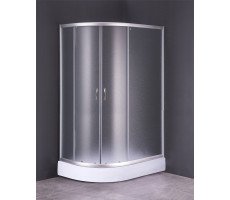 Душевое ограждение 120х80 см Loranto CS-827AR низкий поддон 13 см, стекло 4 мм