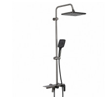 Душевая система FRAP F24203-9, оружейная сталь Душевая система FRAP F24203-9, оружейная сталь