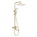 Душевая система Prohanss P62.24.03, сатин золотой 