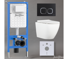 Комплект 3в1 IBERICA BLANCA инсталляция SILENCIO, унитаз BILBAO ALTO белый, кнопка смыва ESTI-Q черный матовый (IB001.BLA.234.832) Комплект 3в1 IBERICA BLANCA инсталляция SILENCIO, унитаз BILBAO ALTO белый, кнопка смыва ESTI-Q черный матовый (IB001.BLA.234.832)