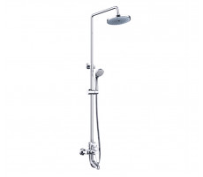 Душевая колонна со смесителем для ванны Bravat Eco F6111147C-A-RUS Хром 