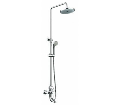 Душевая колонна со смесителем для ванны Bravat Eco F6111147C-A-RUS хром Душевая колонна со смесителем для ванны Bravat Eco F6111147C-A-RUS хром
