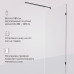 Душевая перегородка 90x195 см AM.PM X-Joy W94WI-90-F1-BTE  