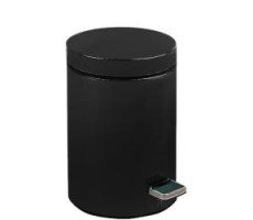 Ведро из нерж. стали черное 12 л. с педалью 09102.N, шт NOFER 09100.12.N Ведро из нерж. стали черное 12 л. с педалью 09102.N, шт NOFER 09100.12.N