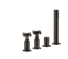 Смеситель для ванны GESSI Inciso 58143#299 Черный матовый 