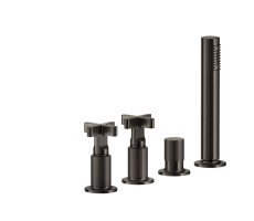 Смеситель для ванны GESSI Inciso 58143#299 Черный матовый 