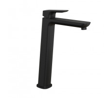 Смеситель для раковины PAINI Nove без донного клапана, высокий, черный (YO) 09YO205LL Смеситель для раковины PAINI Nove без донного клапана, высокий, черный (YO) 09YO205LL