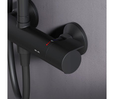 Душевая система с термостатом AM.PM X-Joy F0785A422 Черный 