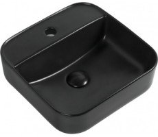 Раковина накладная Aquanet City-2-MB 38,5 черный матовый 