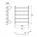 Полотенцесушитель водяной Domoterm Лаура Лаура П5 500x700 Хром Полотенцесушитель водяной Domoterm Лаура Лаура П5 500x700 Хром