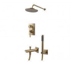 Душевой комплект встраиваемый Bronze de Luxe 1760'S LOFT матовое золото 6630CG золото Душевой комплект встраиваемый Bronze de Luxe 1760'S LOFT матовое золото 6630CG золото