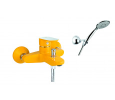 Смеситель для ванны Fiore KEVON CHIC 81YX8150, хром/желтый