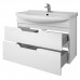 Тумба с раковиной подвесная/напольная Dreja Laguna Plus 105 см, белый