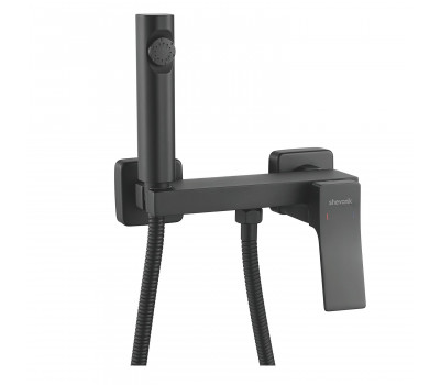 Гигиенический душ со смесителем Shevanik S4005H-1, черный