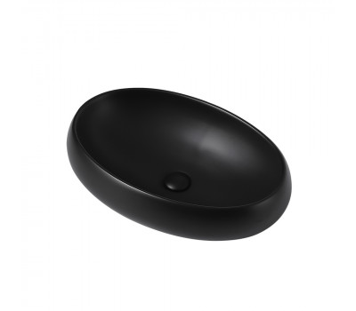 Раковина накладная ABBER Bequem AC2102MB черная матовая  Раковина накладная ABBER Bequem AC2102MB черная матовая