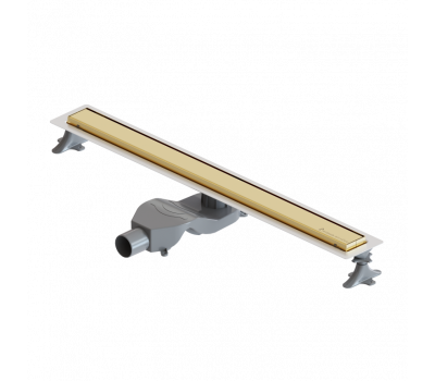 Душевой лоток Premium Linear 80см, ЗОЛОТО Boheme 982-80-G 