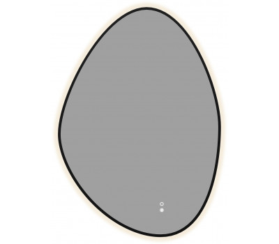 Зеркало Aquanet Контур 600х850 LED TX ассиметричное, антипар, черный 00367658 