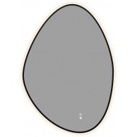 Зеркало Aquanet Контур 600х850 LED TX ассиметричное, антипар, черный 00367658 