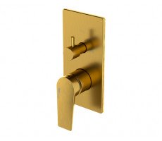 Смеситель для ванны и душа WasserKRAFT Aisch 5500 5571 золото 