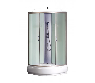 Душевая кабина 100х100 см LORANTO CS-6610-25 F матовое стекло 4 мм, поддон 25 см 