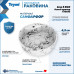 Раковина Teymi Lina S накладная D40 с полочкой под смеситель, Белый Мрамор T50193 