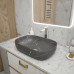 Раковина Teymi Solli 60 artceramic, накладная, Графит Мрамор T50385 