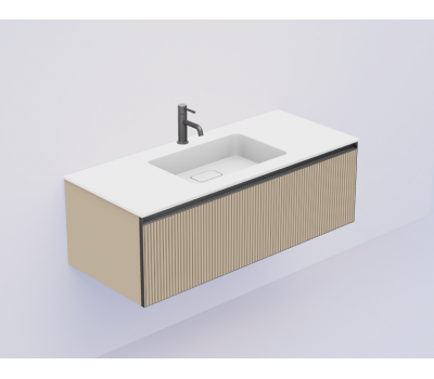 Тумба Armadi Art рифлёная Armadi Art DAPHNE QUATRO 1 120см профиль ANTHRACITE + внутриняя подсветка 790-M1-120-RIB-D-A-LED Тумба Armadi Art рифлёная Armadi Art DAPHNE QUATRO 1 120см профиль ANTHRACITE + внутриняя подсветка 790-M1-120-RIB-D-A-LED