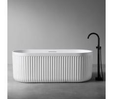 Ванна из искусственного камня ABBER Stuttgart AM9925 белая матовая 