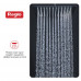 Тропический душ Raglo 300*300мм нерж черный R451.55.06 черный 