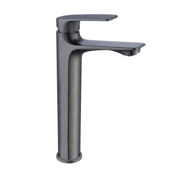 Смеситель для раковины высокий Frap F1052-69, оружейная сталь Смеситель для раковины высокий Frap F1052-69, оружейная сталь