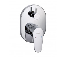 Встраиваемый смеситель в стену 2-функц Bravat FB848238CP-2-RUS Хром 