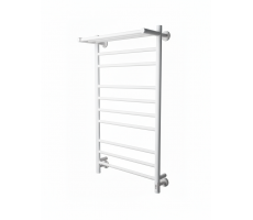 Полотенцесушитель электрический Comfysan Luce EC-10 100/50 с полкой, белый 