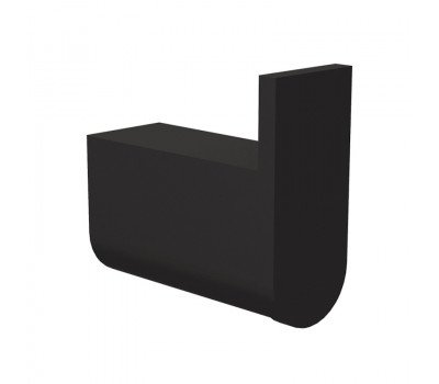 Крючок для ванной комнаты Knotlor RH102BL черный матовый 